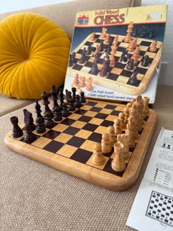 Vintage Wood Chess