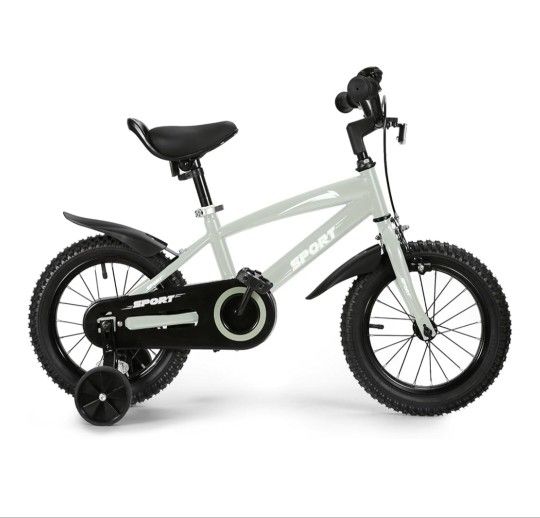 Kids Bike for Boys Girls 12 Inch Kid Bike with Removable Training Wheels Sturdy Frame Adjustable Seat Handbrake & Coaster Brake