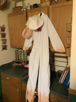 Pinky Halloween Costume - Adult small/medium, Official Warner Brothers, like new worn to 1 event, 100% Polyster Very clean, zipper front easy to wear 