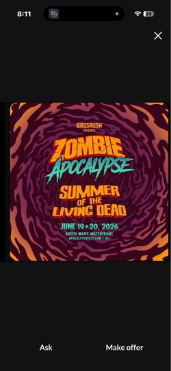 Zombie apocalypse Long Beach 240$