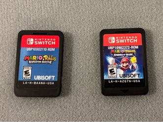 Mario + Rabbids game bundle for Nintendo Switch (kingdom battle and sparks of hope)