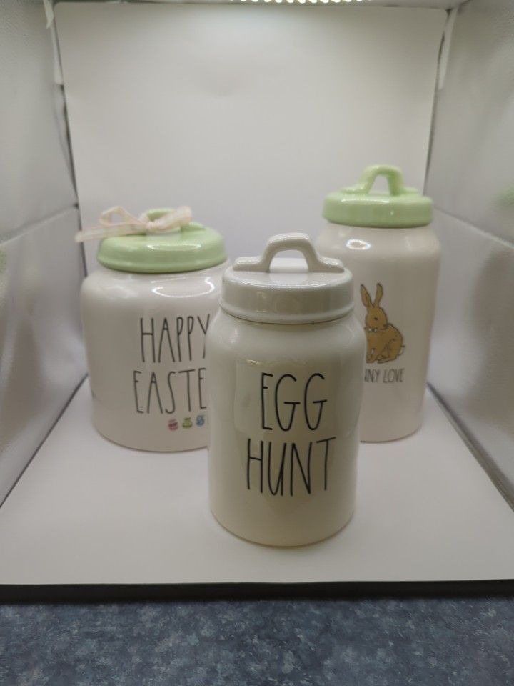 Three-Piece Rae Dunn Canister Set