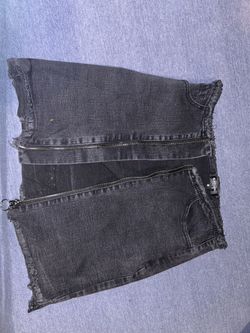 Black Label Denim Skirt