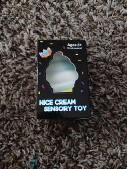 Squishy ice cream and cheese burger