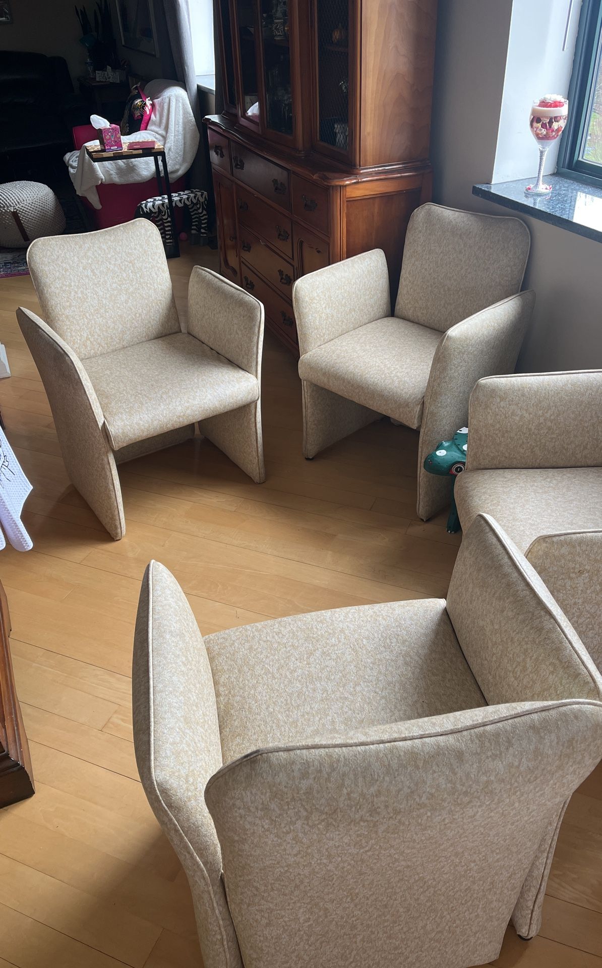 Set Of 4 Designer Chairs *ESTATE SALE*