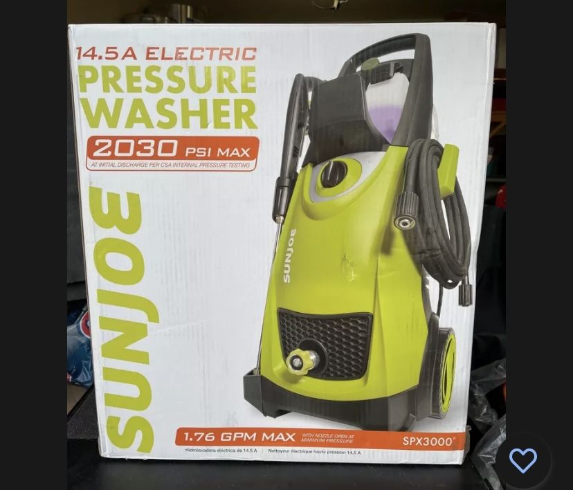 SUNJOE electric power washer