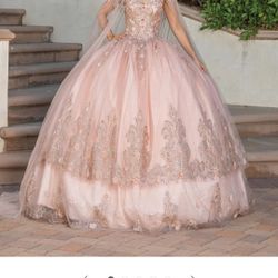 Quinceañera Dress rose gold