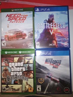 PS4 Xbox 1 games 20$ Each