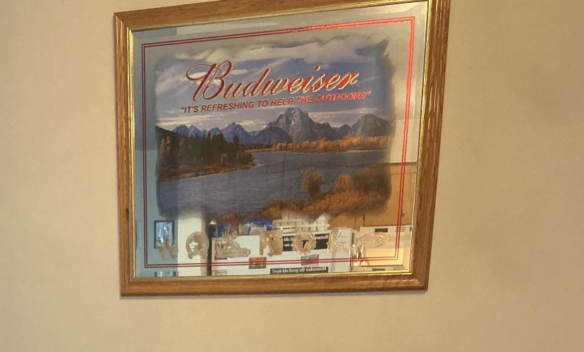 Budweiser Framed Mirror 
