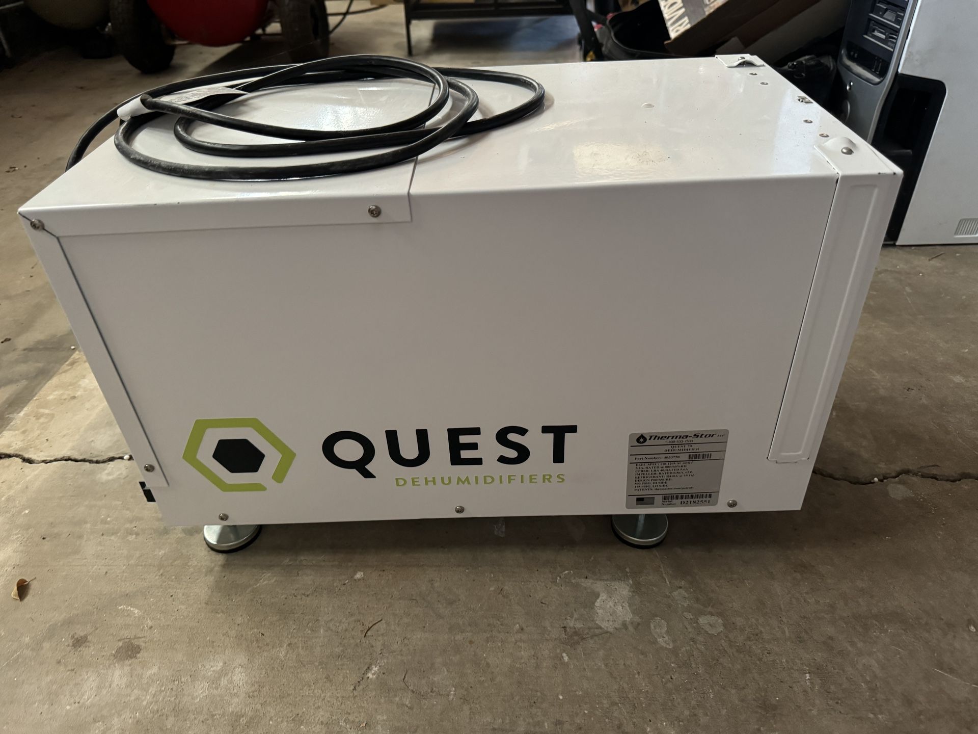 Quest 70 Dehumidifier