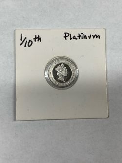 Platinum .999 St. Helena 1/10 OZ. Coin