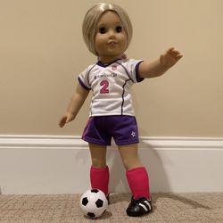 American Girl Doll Soccer Set