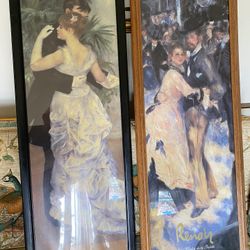 Prints Renoir Dresser Side Prints. 37” 2 Prints For 35.00