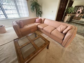 Pink Sectional Sofa by contemporary designs division of Lane