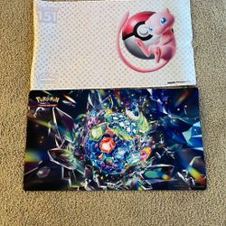 Pokemon 151 Mew & Stellar Crown Playmats