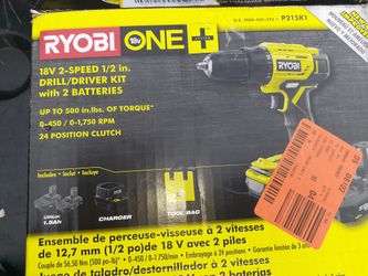 Drill driver set with battery
