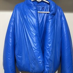 Yeezy Izy Gap Round Blue Puffer Jacket/ Kanye West-Medium 