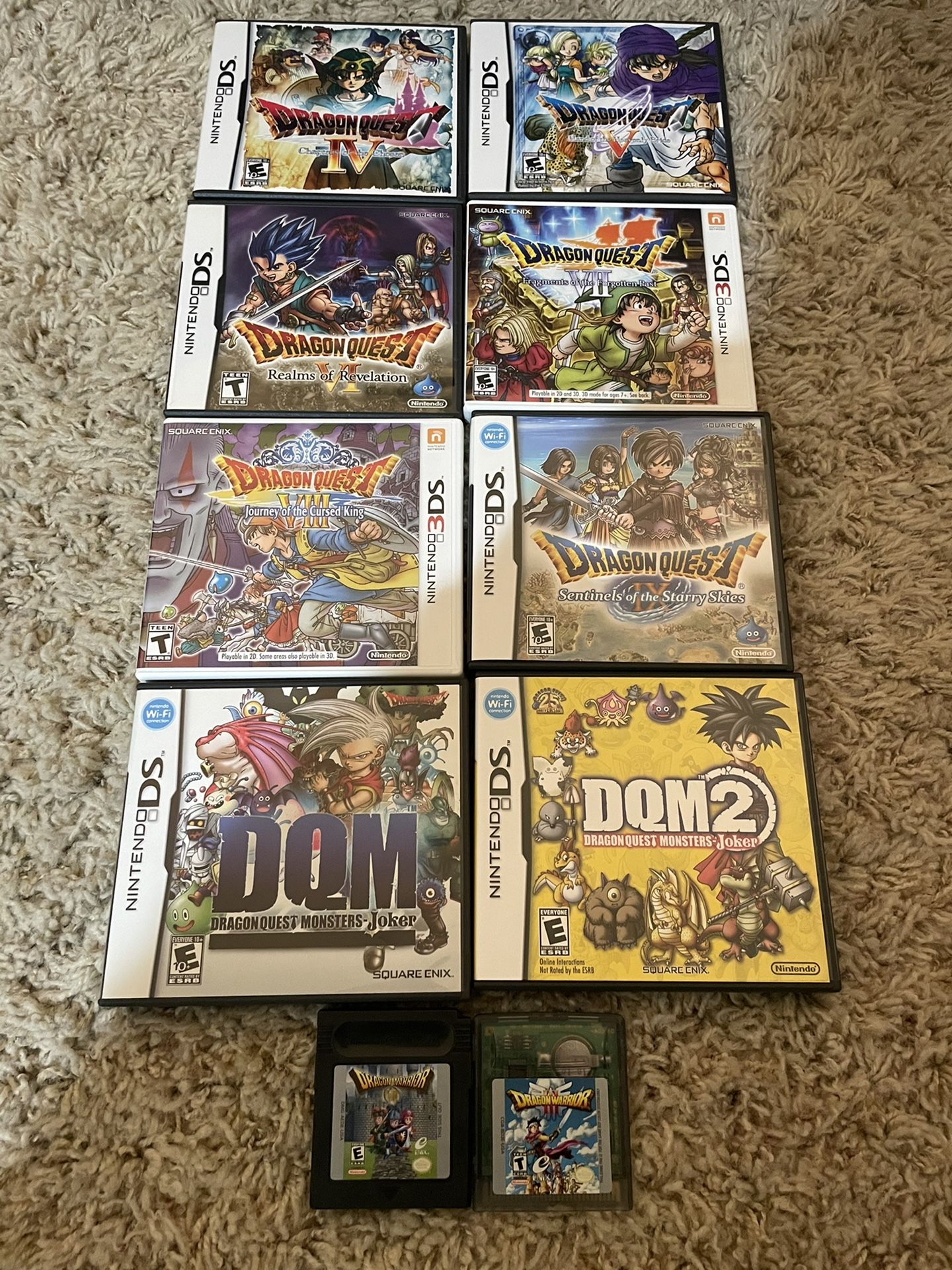 Dragon Warrior/Quest Handheld Games