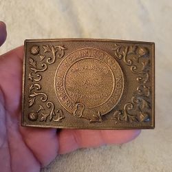 Wells Fargo Western Division San Francisco/Sacramento Tiffany & Co Belt Buckle, Very Rare