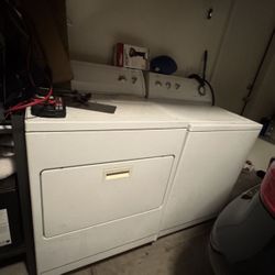 Washer and Dryer 