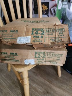Romex 250ft copper cables