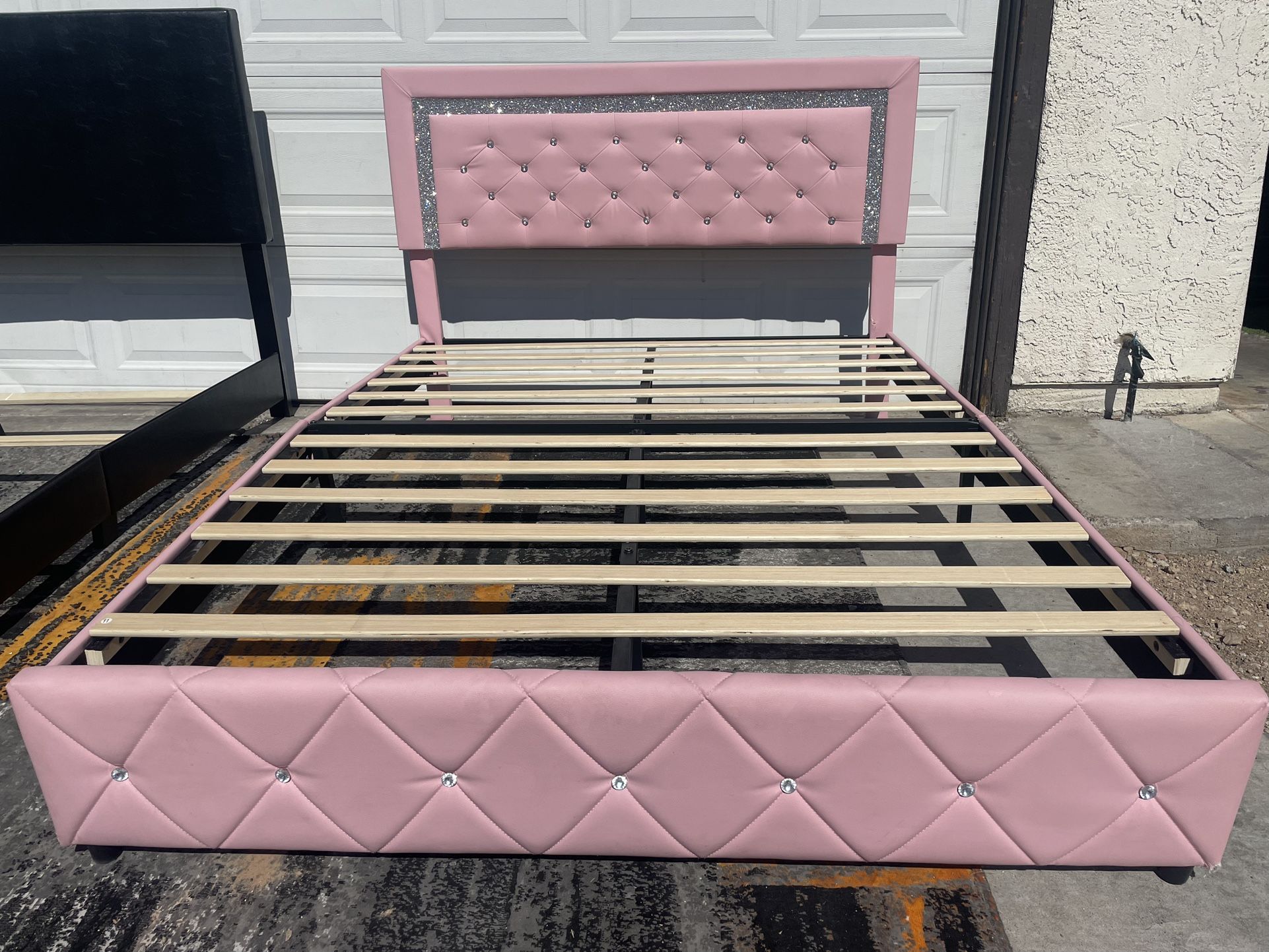 Pink Queen Size Bed Frame- READ Description