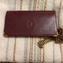 Cartier Leather Wallet Clutch (used)