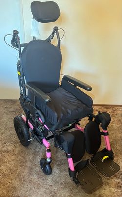 Quickie IRIS SE Tilt-in-Space Wheelchair + ROHO/JAY Seating – Like New – $9,097 Original Cost