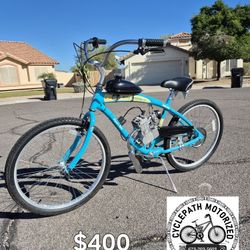 Not Electric Gas Bike Motorized Bicycle Beach Cruiser Motor Bike Moped Delivery Available