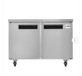 48 in. Commercial Undercounter Freezer in Stainless-Steel