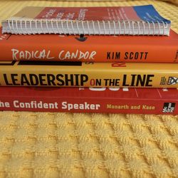 Book Set Of 4 On Speaking And Leadership