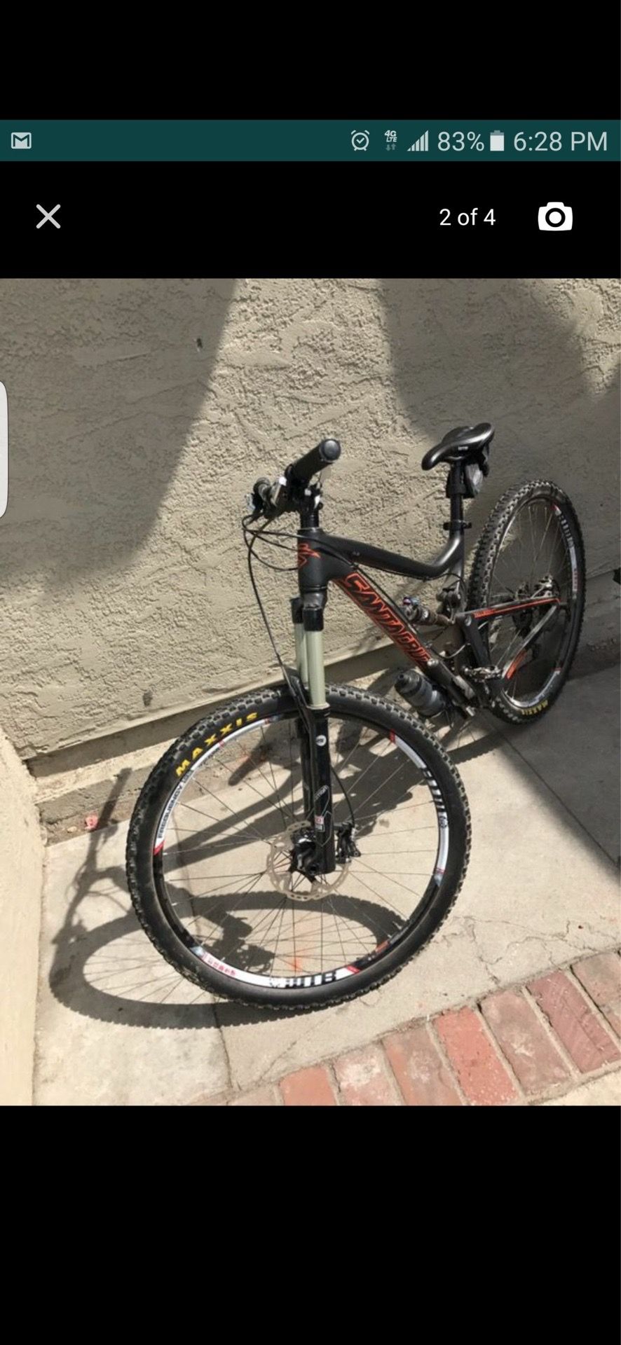 Santa Cruz Tall Boi Full suspension, Carbon Fiber bike