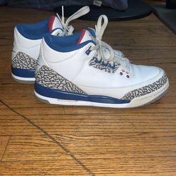 Jordan 3 Retro True Blue Size 7y