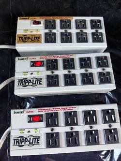 Tripp Lite Isotel 8 Ultra  12’ cord Used  Qty Three