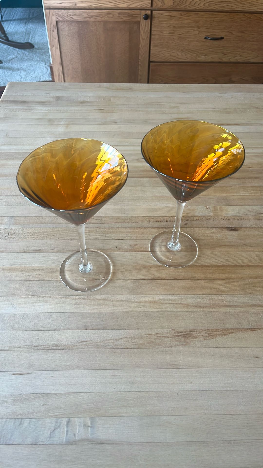 Set of Martini Glasses