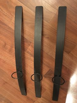 Modern Black Metal Wall Mounted Tea light Candle Holder