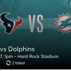 Club Level Dolphins Vs Texans 