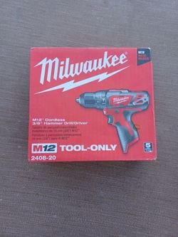 Milwaukee M12 3/8" Hammer Drill 