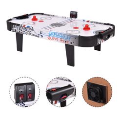 42''Air Powered Hockey Table Game Room Indoor Outdoor New