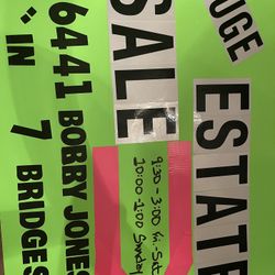 Huge Estate Sale Dec. 26-28th