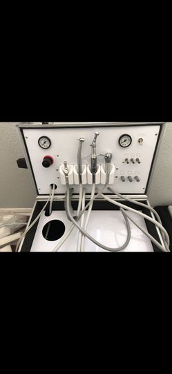 🦷 Portable Dental Unit w/ Air Compressor & Handpiece – Ready to Use