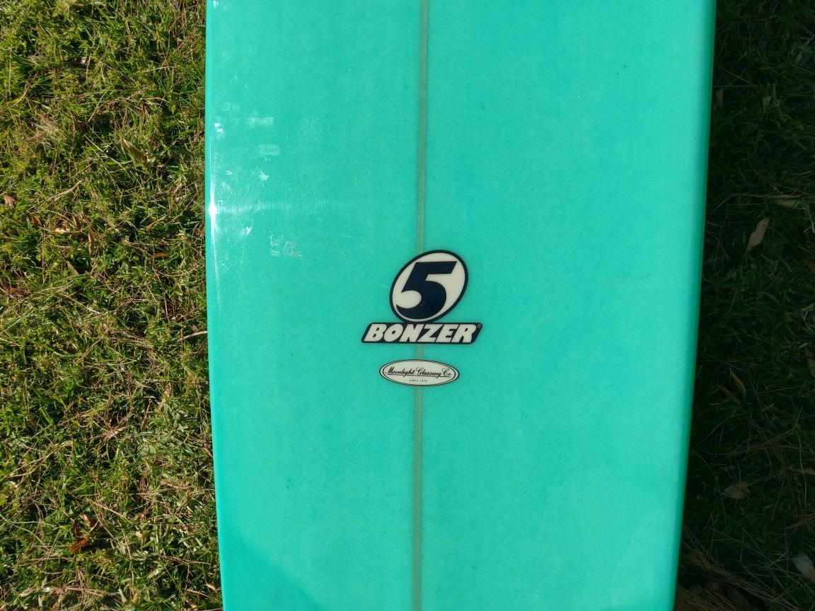 9'4" Campbell Brothers, 5 fin Bonzer Surfboard