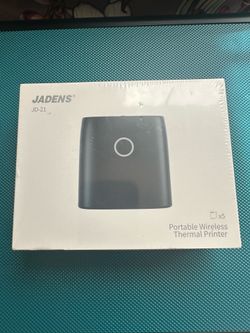 Jadens jd-21 portable wireless thermal printer with roll