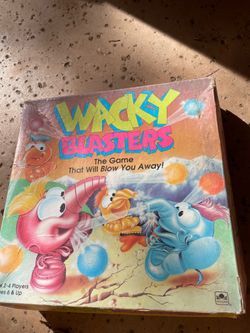 Wacky blasters board game