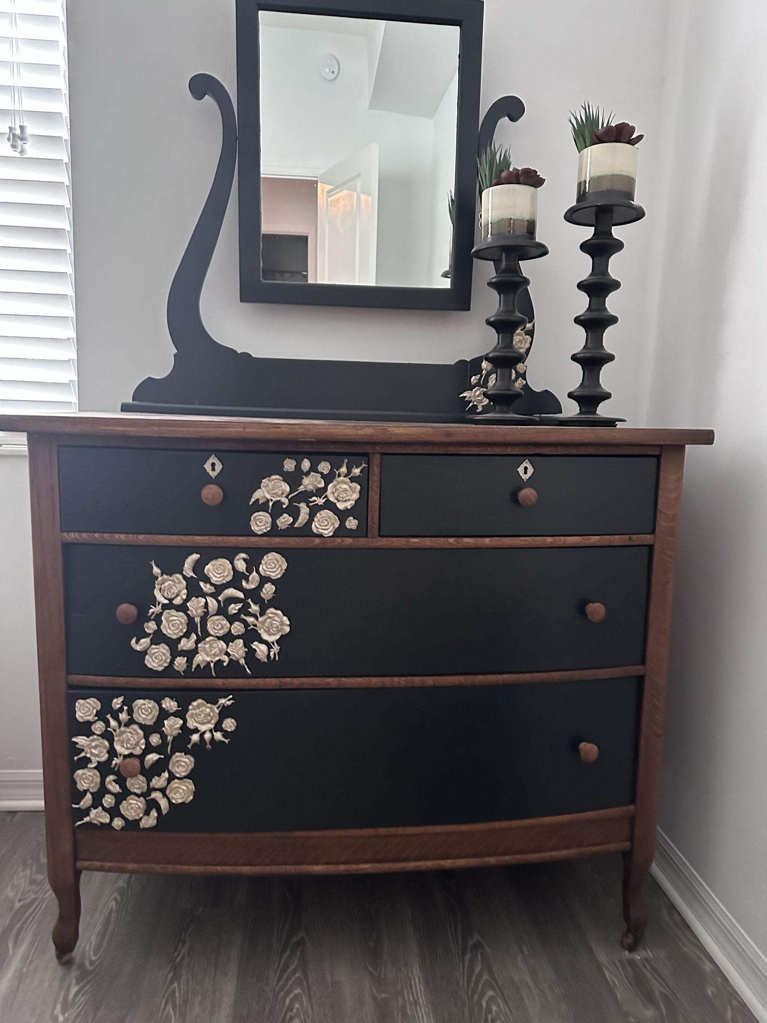 Gorgeous Redesigned Antique Dresser 