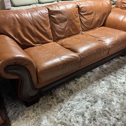 Four Piece Leather Set For The Living Room 