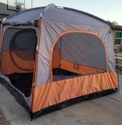Breeze Bay Tent / Sun Shelter Tent Canopy with Attached awning for Car