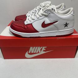 Supreme Nike dunk SB Jewel Red Size 10