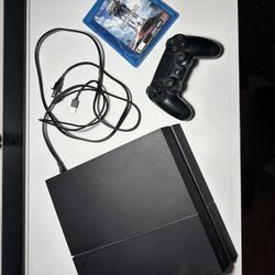 PS4 Console with Game & Controller