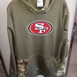 New San Francisco 49ers Salute To Service Sweatshirt 